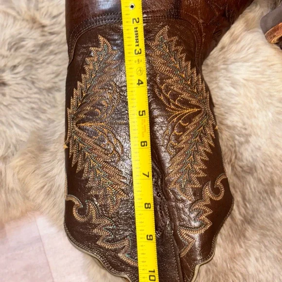 Brand New One of a Kind Custom Womens Lucchese Boots, 7B - Picture 13 of 16